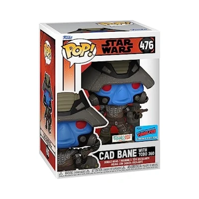 Afbeelding van Star Wars Funko Pop Vinyl Cad Bane with Todo 360