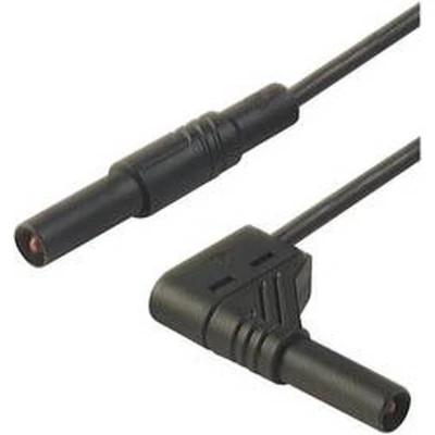 Afbeelding van SKS Hirschmann MLS SIL WG 50/1 Veiligheidsmeetsnoer [Banaanstekker 4 mm Banaanstekker mm] 0.50 m Zwart 1 stuk(s)