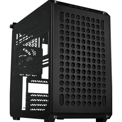 Afbeelding van Cooler Master QUBE 500 Flatpack Black Edition, Midi Tower, PC, Zwart, ATX, EATX, ITX, micro Kunststof, Staal, Gehard glas, 17,2 cm