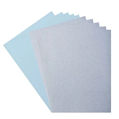 Afbeelding van Florence Cardstock en Glitterpapier A4 Blauw Light Blue/Glacier 2 x 5 vellen 216g / 250g