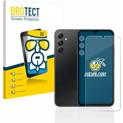 Afbeelding van BROTECT Screenprotector voor Samsung Galaxy A34 5G (Voor+Camera) Folie Beschermfolie Beschermglas transparant