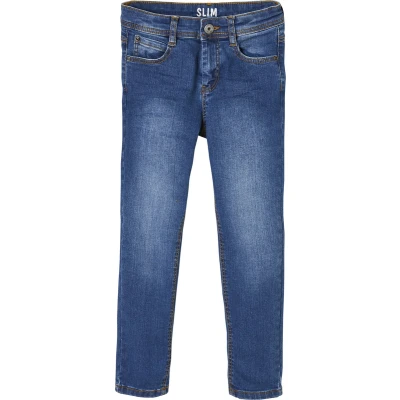 Afbeelding van Vertbaudet Slim fit jongensjeans Morphologik &quot;waterless&quot; heupomtrek MEDIUM