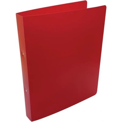 Afbeelding van Alpha Ringmap, Voor Ft A4, Uit Pp, 2 Ringen Van 25 Mm, Rood Ringmap