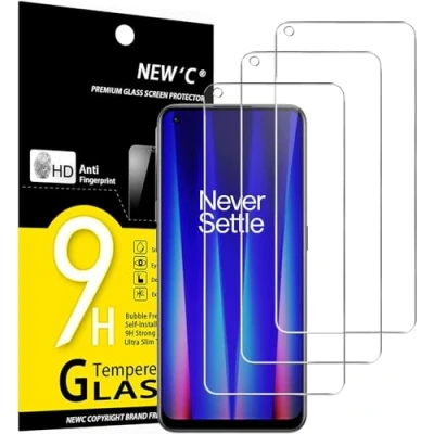 Afbeelding van NEW&#039;C 3 Stuks, Screen Protector voor OnePlus Nord CE 2 5G, Gehard Glass Schermbeschermer Film 0.33 mm ultra transparant, resistent