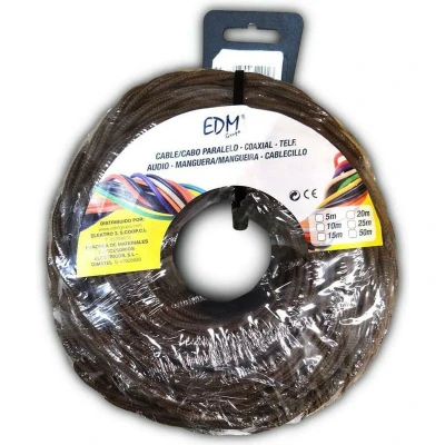 Afbeelding van Edm Kabel 2 X 1 Mm Bruin 5 M