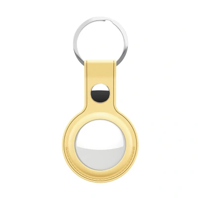Afbeelding van KeyBudz AirTag Keyring Pastel Yellow