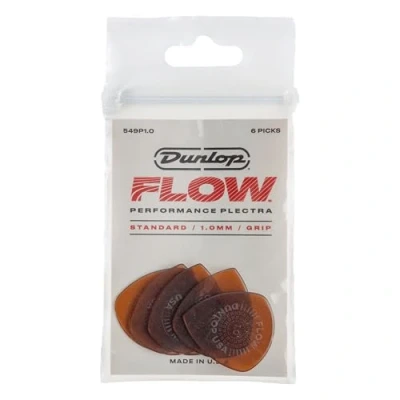Afbeelding van Dunlop 549P100 Flow Standard Grip 1.00 mm plectrumset (6 stuks)