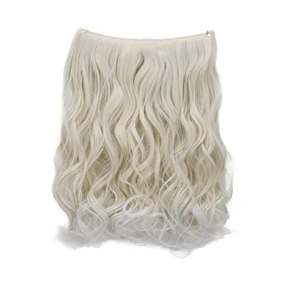 Afbeelding van CAISHA 1 Inslag Extension Met Elastische Band Haarextensies Haarstukje Golvend Lichtblond Mix E124