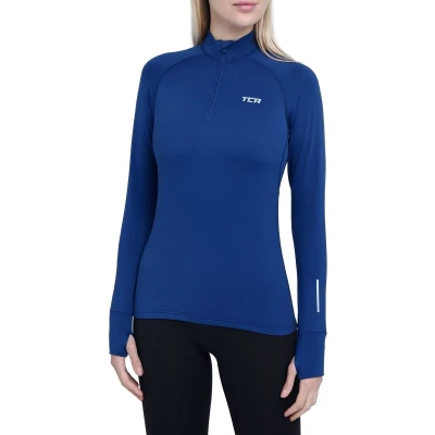Afbeelding van Winter Run Top met Halve Rits voor Dames Blueprint (Blauw)