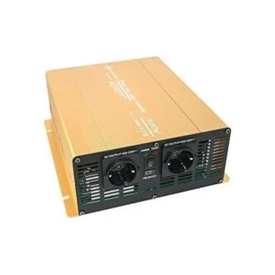 Afbeelding van Spanningsomvormer 24V 1500 3000 Watt zuivere SINUS Power USB 2.1A Gold Edition LifePO4 / lithium, lood , gel of AGM batterij compatibel