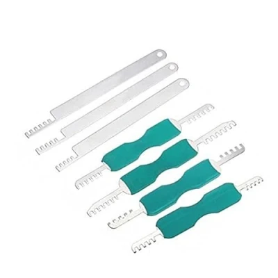 Afbeelding van 7 delige kam Lock Pick Set, RVS Lockpicking Deurslot Tool, Professionele Slotenmaker Gereedschap