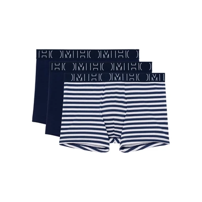 Afbeelding van HOM Christofer #2 Boxer briefs 3p Navy print/Navy/Navy mannen 2XL
