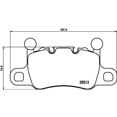 Afbeelding van Brembo Remblokset P 65 038