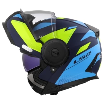 Afbeelding van LS2 FF902 Scope II Duria Helm, blauw geel, afmeting M voor man