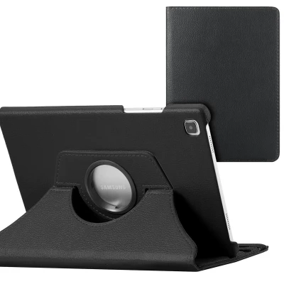 Afbeelding van Samsung Galaxy Tab S6 Lite (2022) Hoes: iMoshion 360 Draaibare Bookcase Zwart Kunstleder Tablet Hoezen