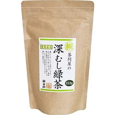 Afbeelding van Pure Japanse groene thee Sencha Fukamushi, bulkthee 333g, uit de prefectuur Shizuoka, geïmporteerd Japan