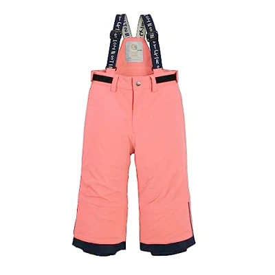 Afbeelding van first instinct by killtec kinderen Skibroek/modderbroek/functionele broek met banden en sneeuwvanger FISW 48 MNS SKI PNTS, lime, 122, 39989 000