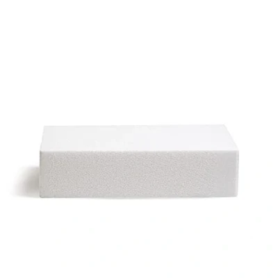 Afbeelding van Decora 0174023 Taarten dummy, rechthoekig, van styropor 20 x 30 7,5 h cm
