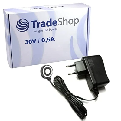 Afbeelding van Trade Shop 30V 0,5A Voeding / Oplaadkabel Lader Vervangende compatibel met Philips Speed Pro FC6823/81 FC6823/82 FC6826/01 FC6827 FC6903/01