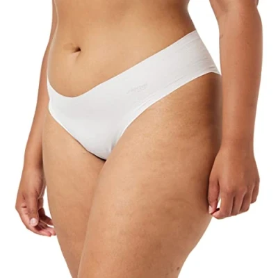 Afbeelding van sloggi Zero Cotton Hipstring Slip, zwart, S, Silk White, XS