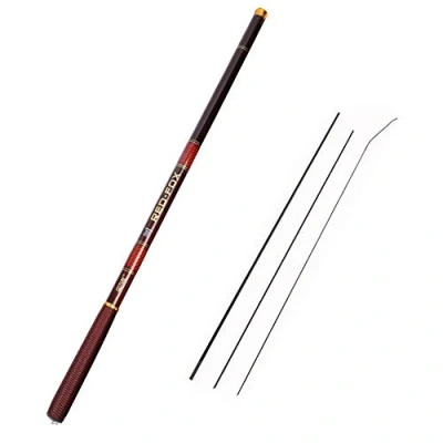 Afbeelding van Goture Tenkara Rod Telescopische vishengels van koolstofvezel, 10FT 12FT 15FT 18FT 21FT 24FT + 3 bovenste segmenten