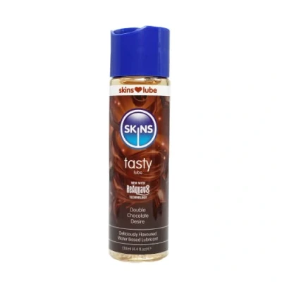 Afbeelding van Skins Double Chocolate Glijmiddel met Smaakje Waterbasis 130 ml