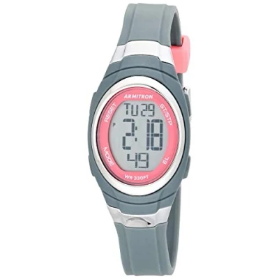 Afbeelding van Armitron Sport digitaal chronograaf dameshorloge met harsband, 45/7034