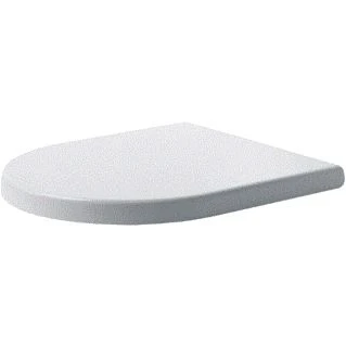Afbeelding van Duravit Starck 3 WC zitting 43.1x44.2x4.2cm met softclose quickrelease Kunststof wit Glanzend