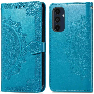 Afbeelding van Samsung Galaxy A16 (5G) Hoesje Kunstleder imoshion Bookcase Turquoise Telefoonhoesje