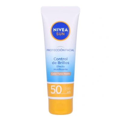 Afbeelding van NIVEA SUN CONTROL SHINE Medium Mattifying Facial SPF50 Sunscreen (40ml)