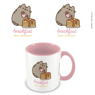 Afbeelding van Pusheen Breakfast Pink Coloured Inner Mok 315ml