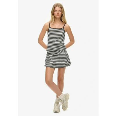 Afbeelding van Superdry Athletic Essentials stripe CAMI Top, Dames, Maat: 36, Eclipse navy