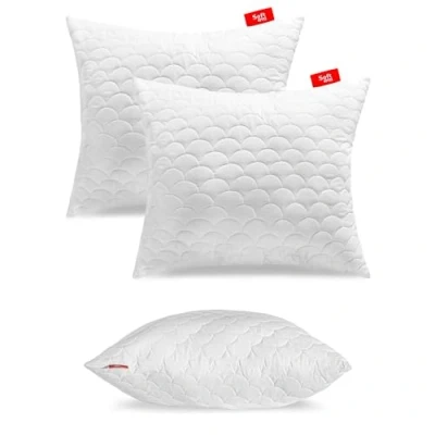 Afbeelding van Softimi Gewatteerd premium kussen, set van 2, 60 x 70 cm, anti allergisch, mijt, geurloos direct bruikbaar, met hardheidsinstelling (set cm)