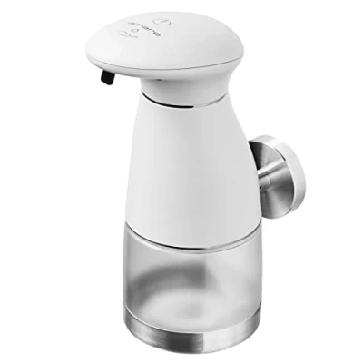 Afbeelding van AMARE Luxe sensor zeepdispenser wit m. accu, 48 x 8 5,5 cm, kunststof, roestvrij staal, 8700 2040 050