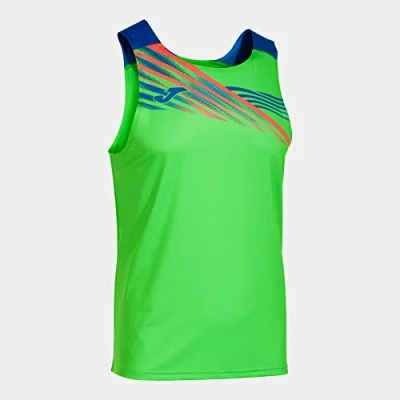 Afbeelding van Mouwloos T shirt Elite x neongroen Royal