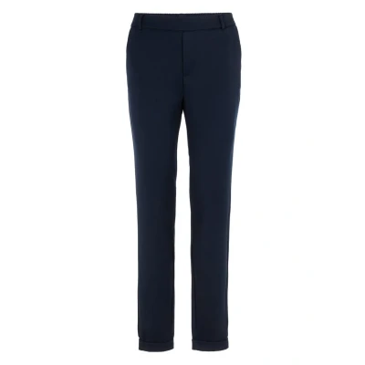 Afbeelding van Vero Moda Vmmaya MR Loose Solid PANT Broek, Dames, Maat: XSx32, Night sky