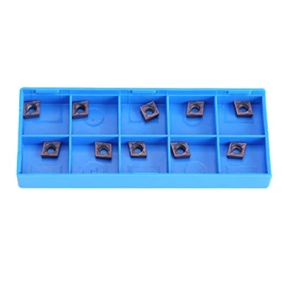 Afbeelding van 10st CNC hardmetalen wisselplaat met doos, CCMT060204 VP15TF, indexeerbare draaibank, freesinserts, draaigereedschappen, voor normaal staal