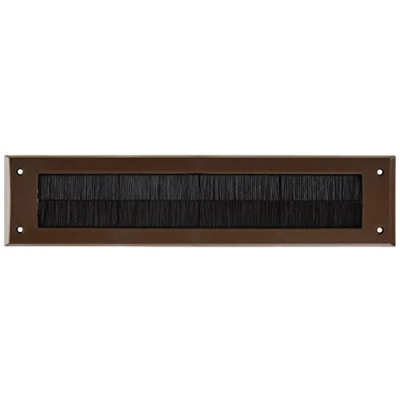 Afbeelding van Bulk Hardware bh05981 letter brievenbus borstel tochtstopper, 343 x 80 mm (13,1/5,1 cm 3,1/20,3 cm) bruin
