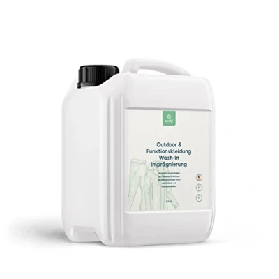 Afbeelding van eco:fy Textiel inwas impregnering PFC vrij impregneermiddel Wash In Wasmachine, impregnering, ademend, milieuvriendelijk Goretex Sympatex weefsel (2,5 liter)