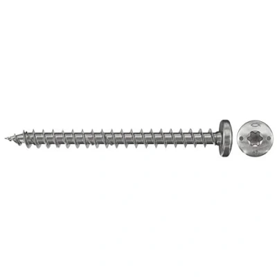 Afbeelding van Fischer Spaanplaatschroef 5.0x50mm Bolkop A2 TX20 (50 Stuks)