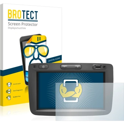 Afbeelding van BROTECT (2 Stuks) Schermbeschermer voor Dacia Media Nav Screen Protector Transparant