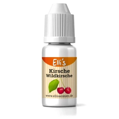 Afbeelding van Ellis aroma&#039;s kers (wilde kers) levensmiddelaroma vloeibaar voor levensmiddelen en vloeistoffen, het bakken, koken, zoals pap kwark caloriearm
