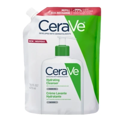 Afbeelding van CeraVe Hydraterende Reinigingscrème Navulling voor de Normale tot Droge Huid 473ml