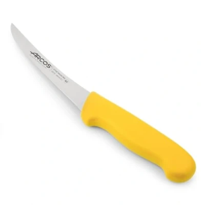 Afbeelding van Uitbeenmes Arcos Color Prof Nitrum 291300 roestvrij staal en polypropyleen ergonomische greep geel blad van 14 cm, cover display