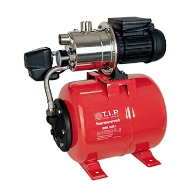 Afbeelding van T.I.P. HWW 3600 I Hydrofoorpomp / Tuinpomp 3600l/u 650W Drukvat 18L Opvoerhoogte 40 m RVS
