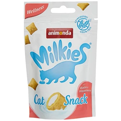 Afbeelding van animonda Milkies Selection Mixpack, graanvrije kattensnack, multipack 6 x 30 g