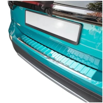Afbeelding van tuning art L373 Roestvrijstalen Achterbumperprotector voor VW T Cross Typ C1, Kleur:Chroom