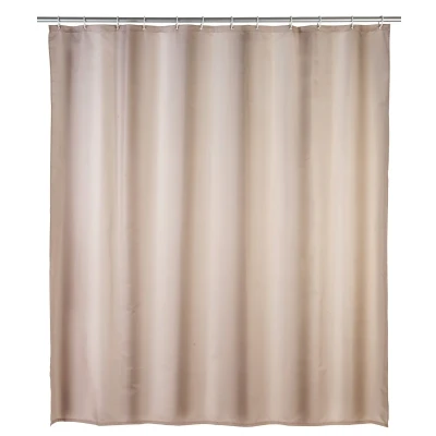 Afbeelding van Wenko anti schimmel douchegordijn 180x200cm polyester uni beige inclusief ringen