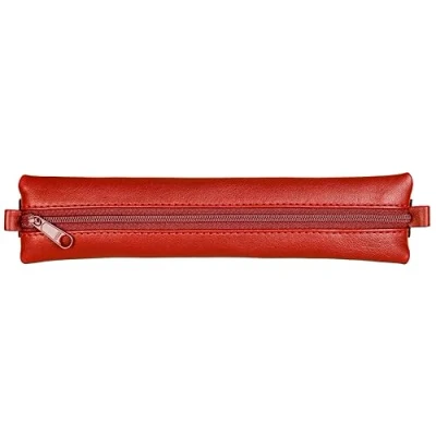 Afbeelding van Clairefontaine 77038C Age Bag Collection Een plat etui met elastiek van echt lamsleer, rood, 20 cm x 4,5
