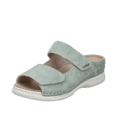 Afbeelding van RIEKER V7492 52 Slipper groen maat 38